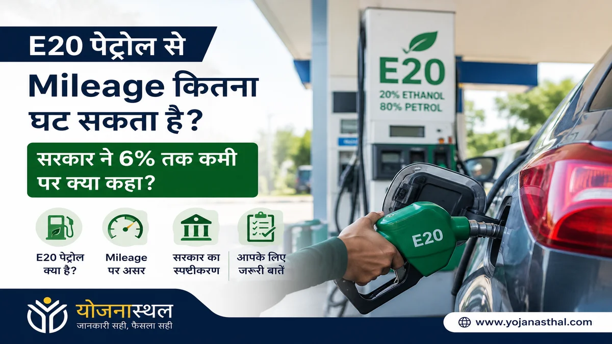 E20 पेट्रोल से Mileage कितना घट सकता है? सरकार ने 6% तक कमी पर क्या कहा?