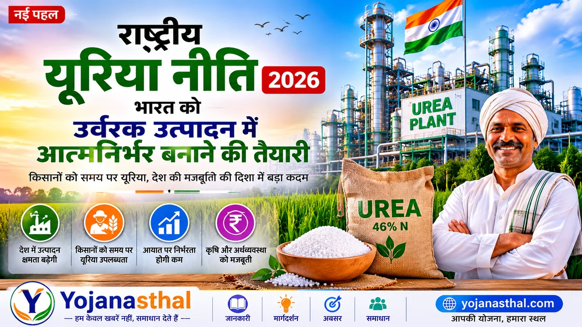 नई यूरिया निवेश नीति 2026: किसानों, उर्वरक उद्योग और भारत की आत्मनिर्भरता के लिए क्या बदलेगा?