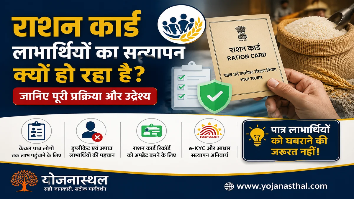 राशन कार्ड लाभार्थियों का सत्यापन क्यों हो रहा है? जानिए पूरी प्रक्रिया और उद्देश्य